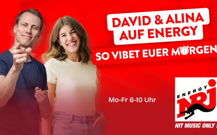 David & Alina auf ENERGY - so vibet euer Morgen!