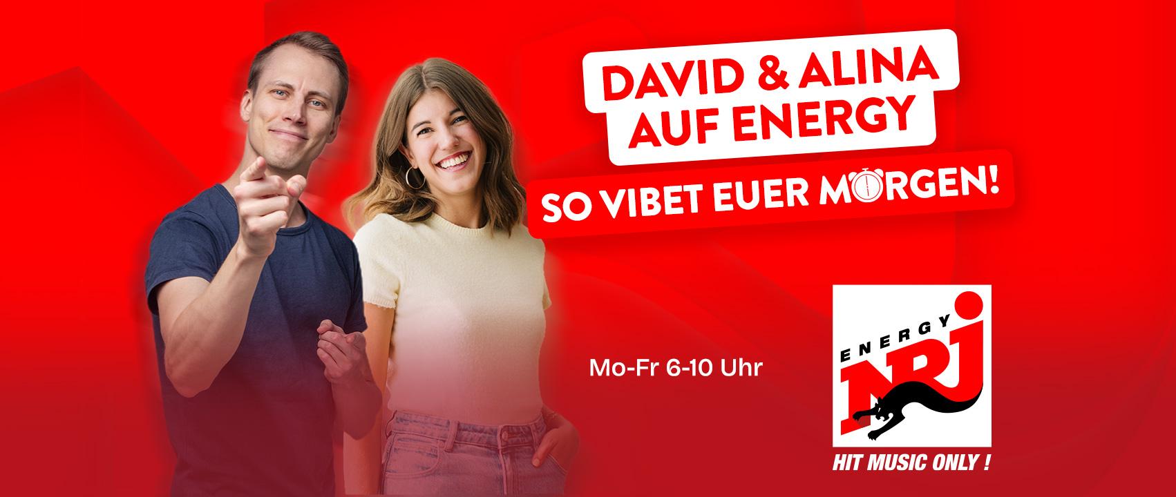 David & Alina auf ENERGY - so vibet euer Morgen!